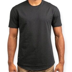 BYLT Drop Cut Polka Dot Tee Shirt Medium